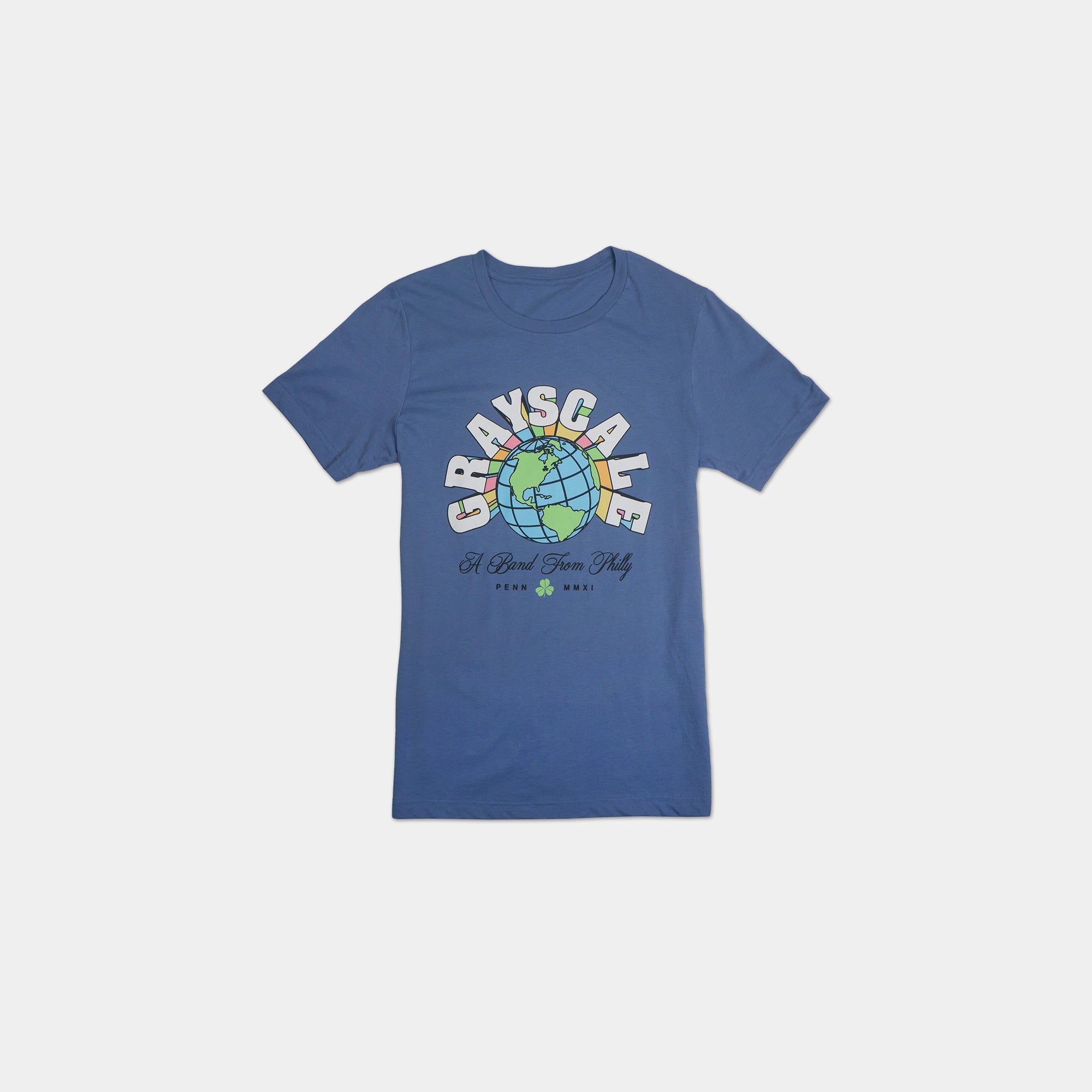 Globe Tee - Deep Blue