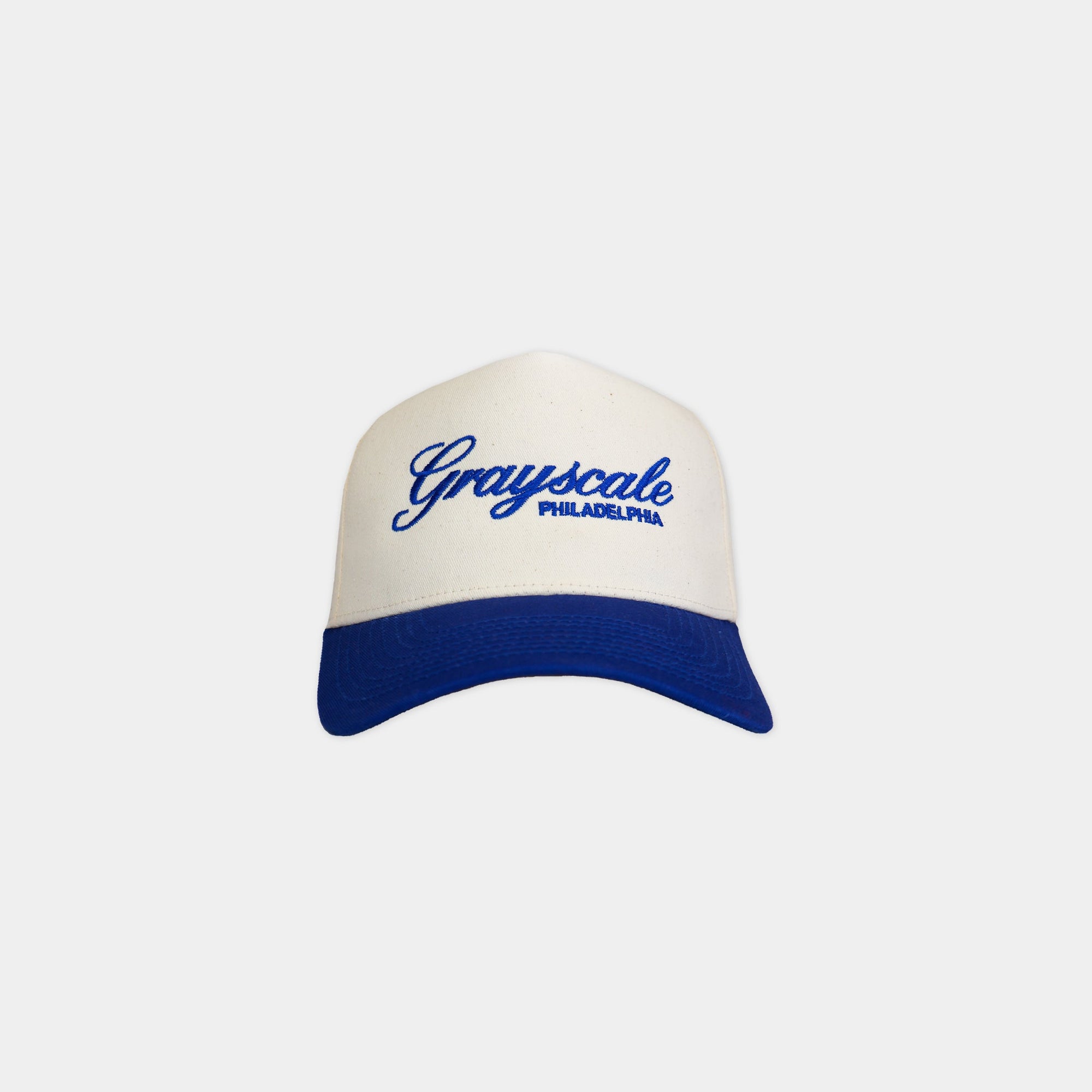 Two-Tone Script Hat (Vintage Blue)