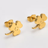 Golden Clover Earrings