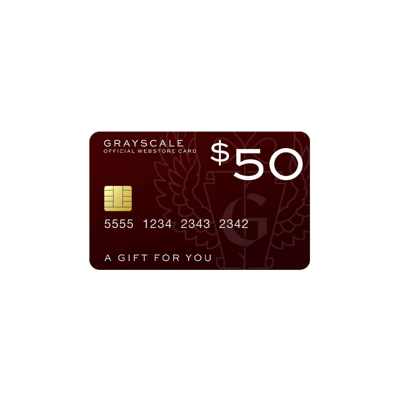 $50 Grayscale Digital Gift Card