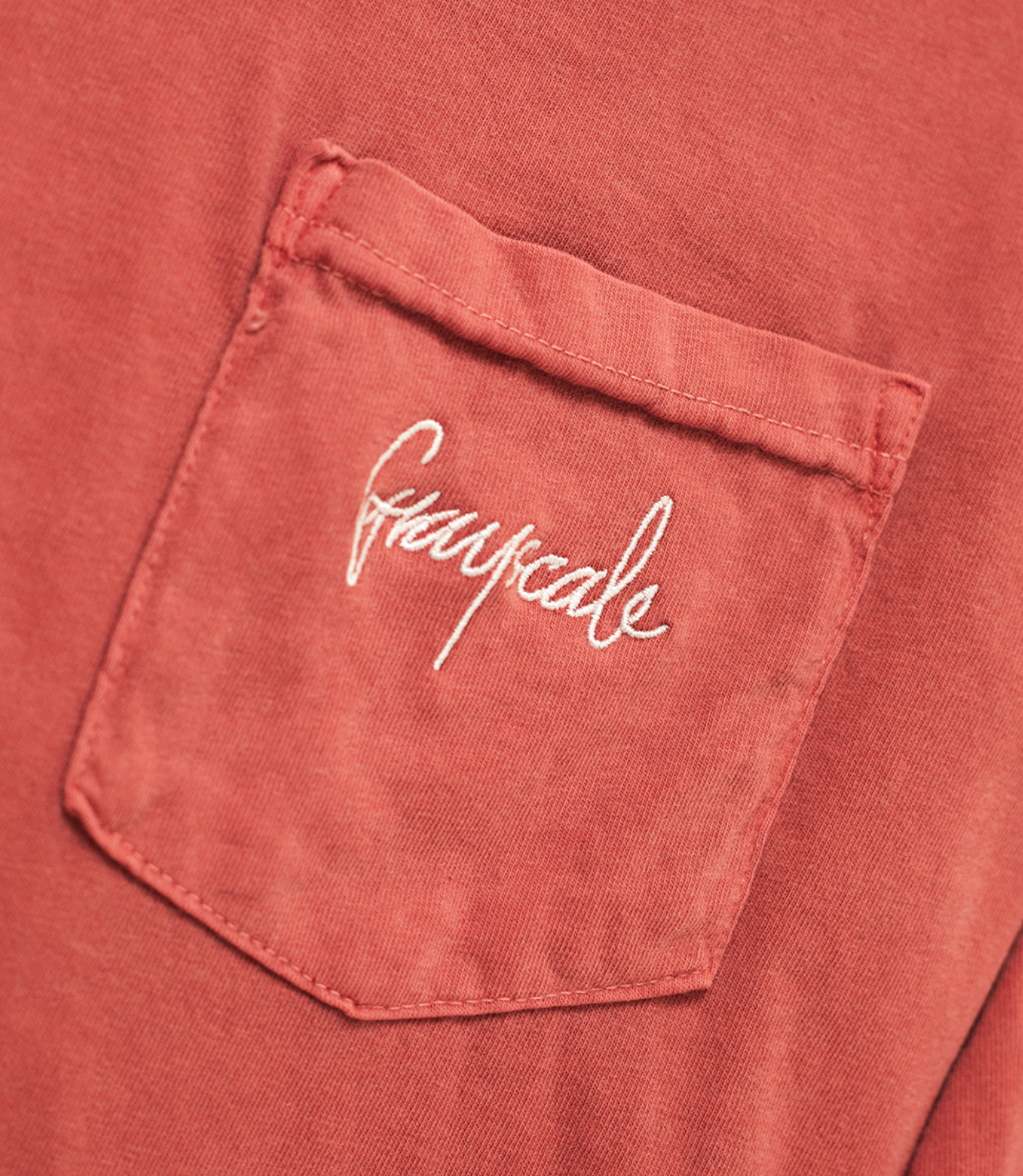 Washed Ruby Script Long Sleeve