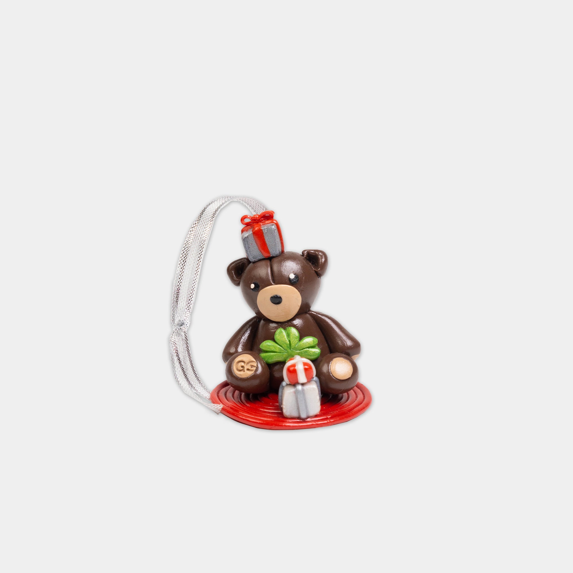 Custom Holiday Bear Ornament #1