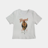 Motown Cropped Tee (White)