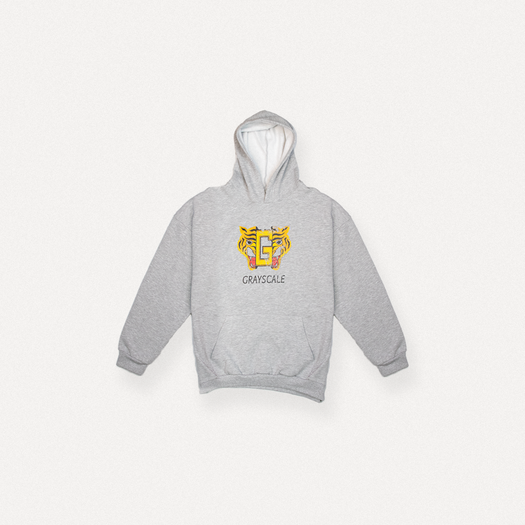 Split Tiger Hoodie (Heather Gray)