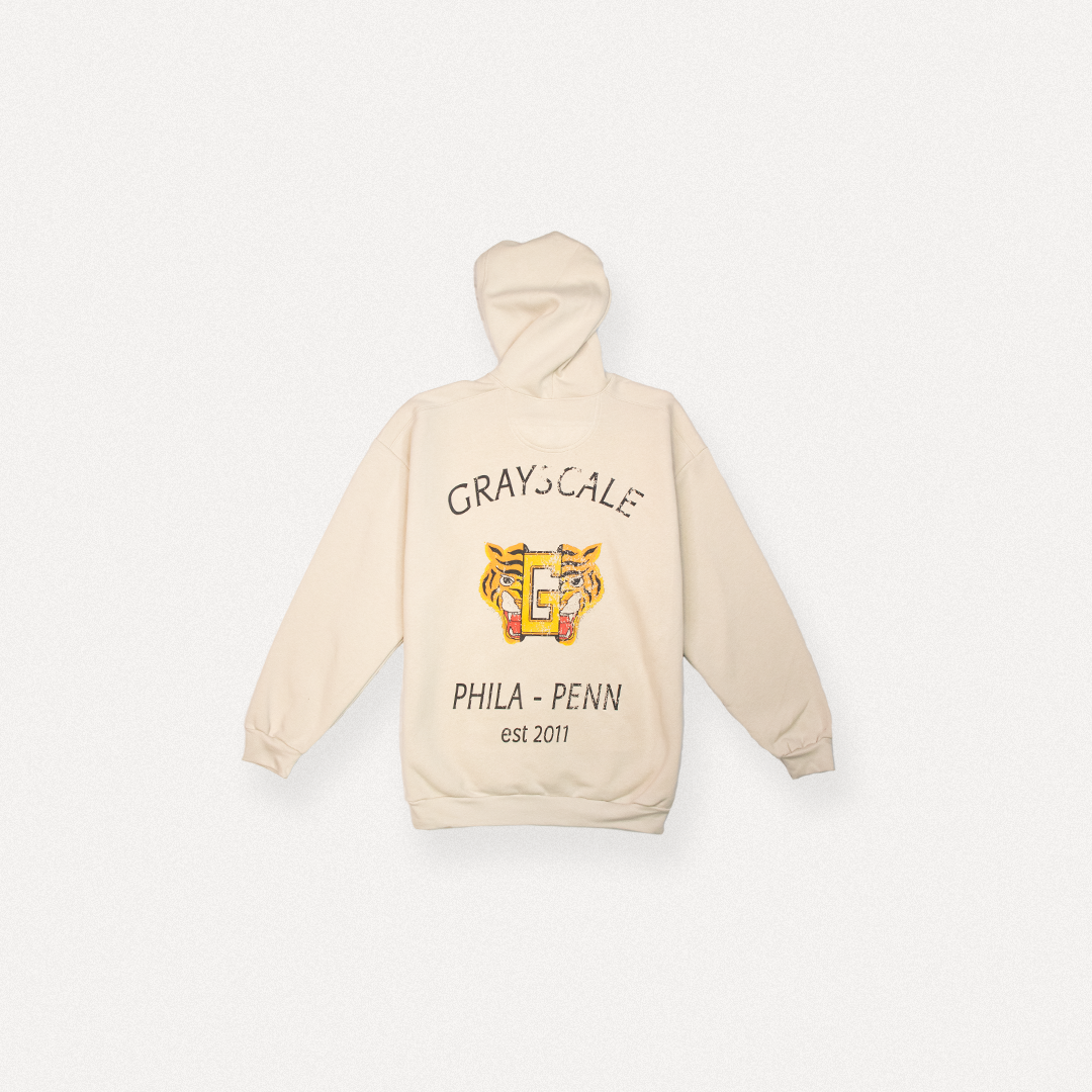 Split Tiger Hoodie (Oatmeal)