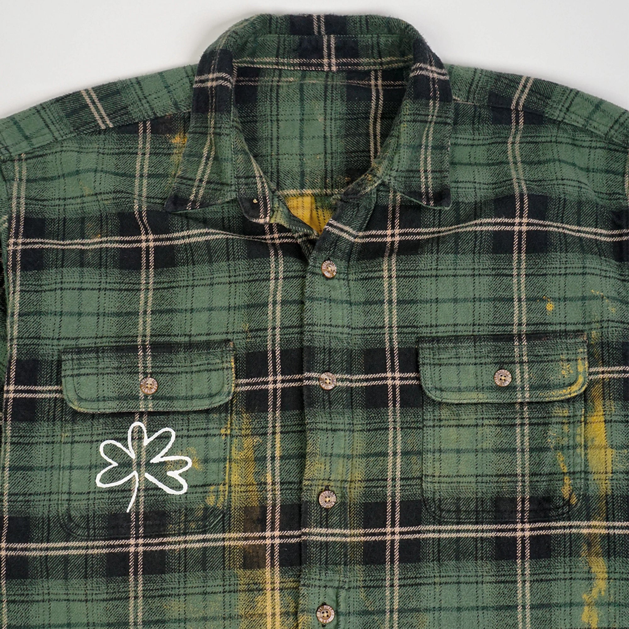 2022 Custom Flannel #13 (Clover Burst) - 2XL