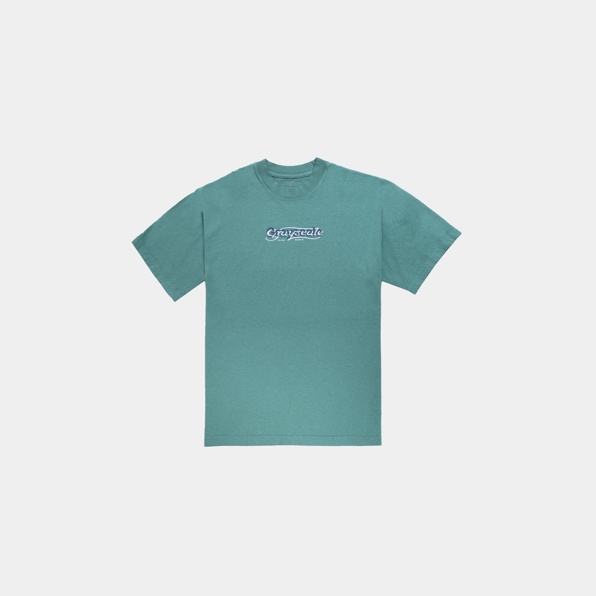 Signature Stacked Script Tee - Vintage Green