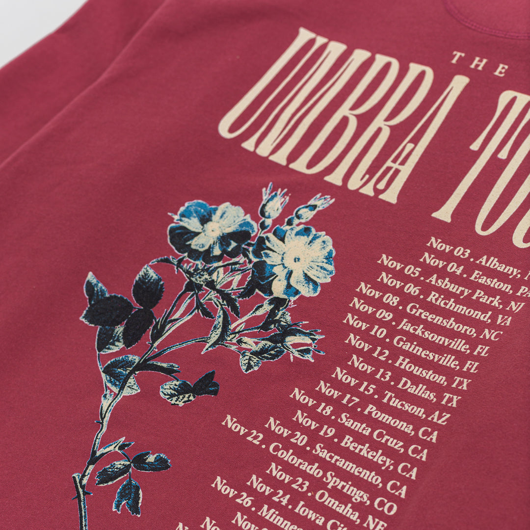 'The Umbra Tour' Crewneck - Maroon
