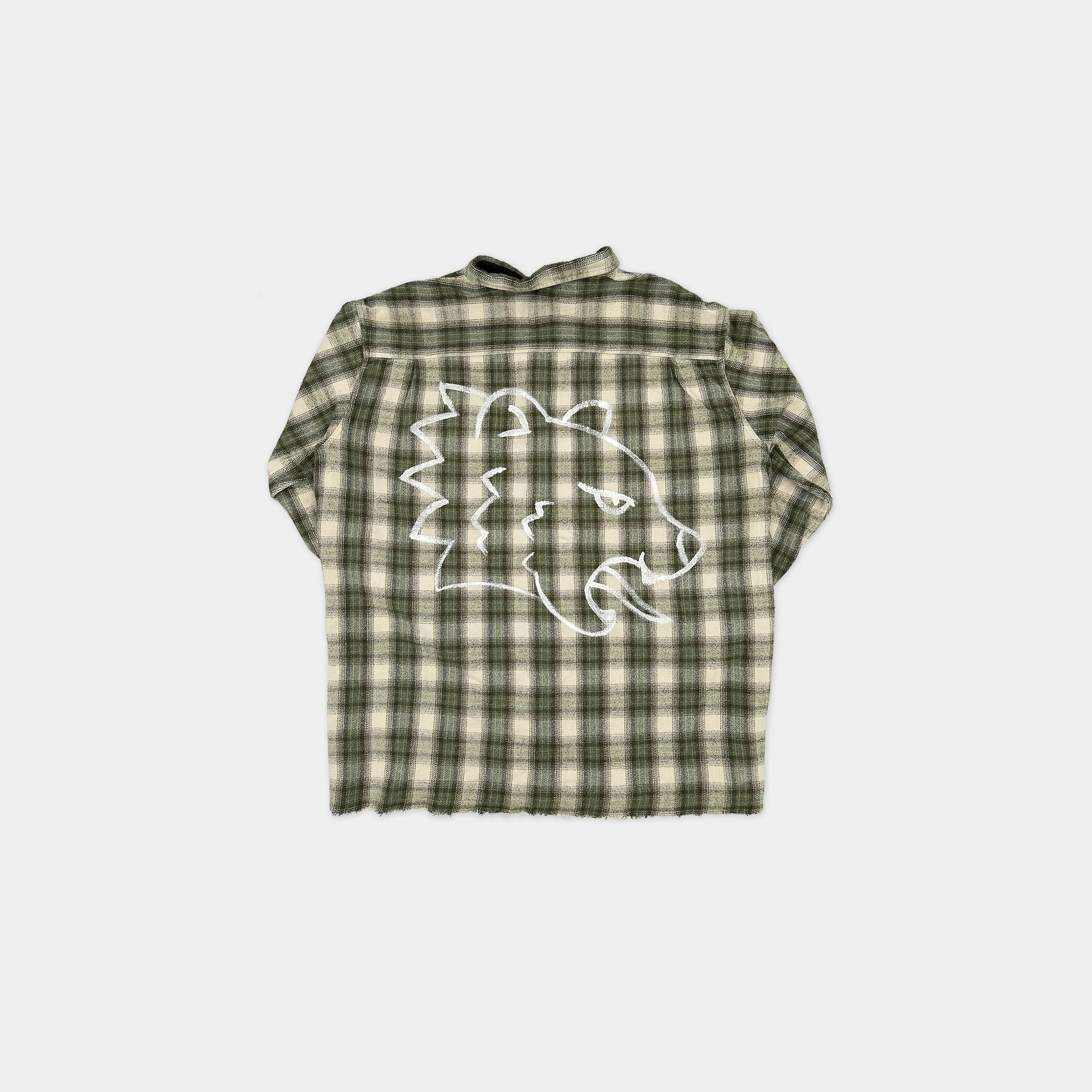2022 Custom Flannel #15 (Bear Head) - 3XL