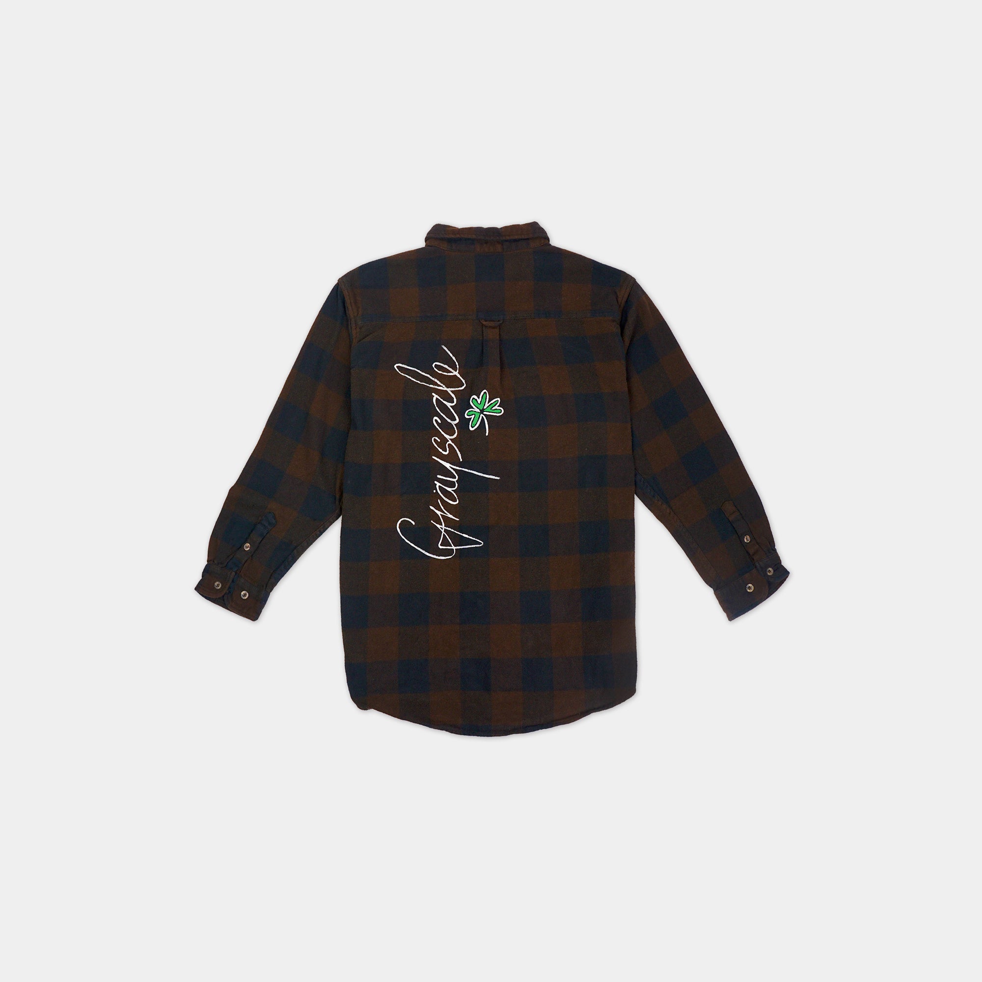 2022 Custom Flannel #4 (Brown Clover) - L