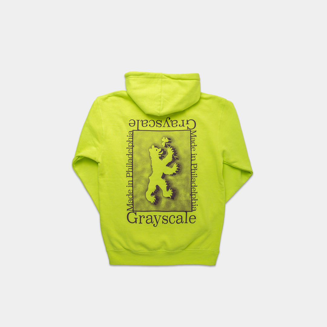 Industrial Bear Hoodie - Safety Yellow