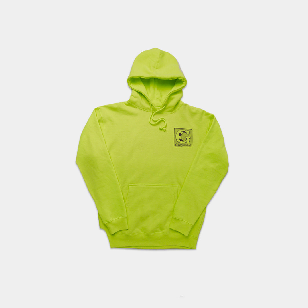 Industrial Bear Hoodie - Safety Yellow